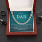 To My Dad | I Love You - Cuban Link Chain - oneofakindcreatives