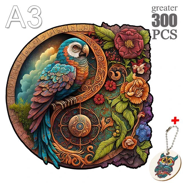 🧩(Almost Sold Out) 3D Wooden Wonders Jigsaw Puzzle - 300 PCS - oneofakindcreatives