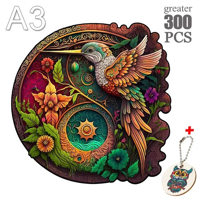 🧩(Almost Sold Out) 3D Wooden Wonders Jigsaw Puzzle - 300 PCS - oneofakindcreatives