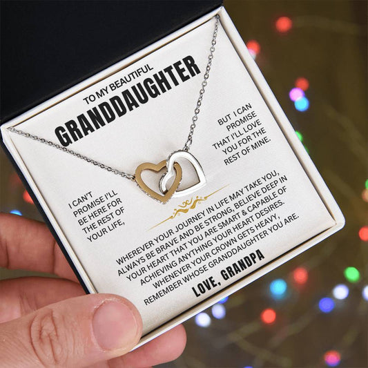 [ALMOST SOLD OUT] To My Granddaughter "Wherever your Journey..."- Love Grandpa - Beautiful Gift Set - oneofakindcreatives