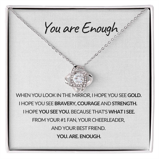 [ALMOST SOLD OUT] YOU ARE ENOUGH - KEEPSAKE NECKLACE - oneofakindcreatives