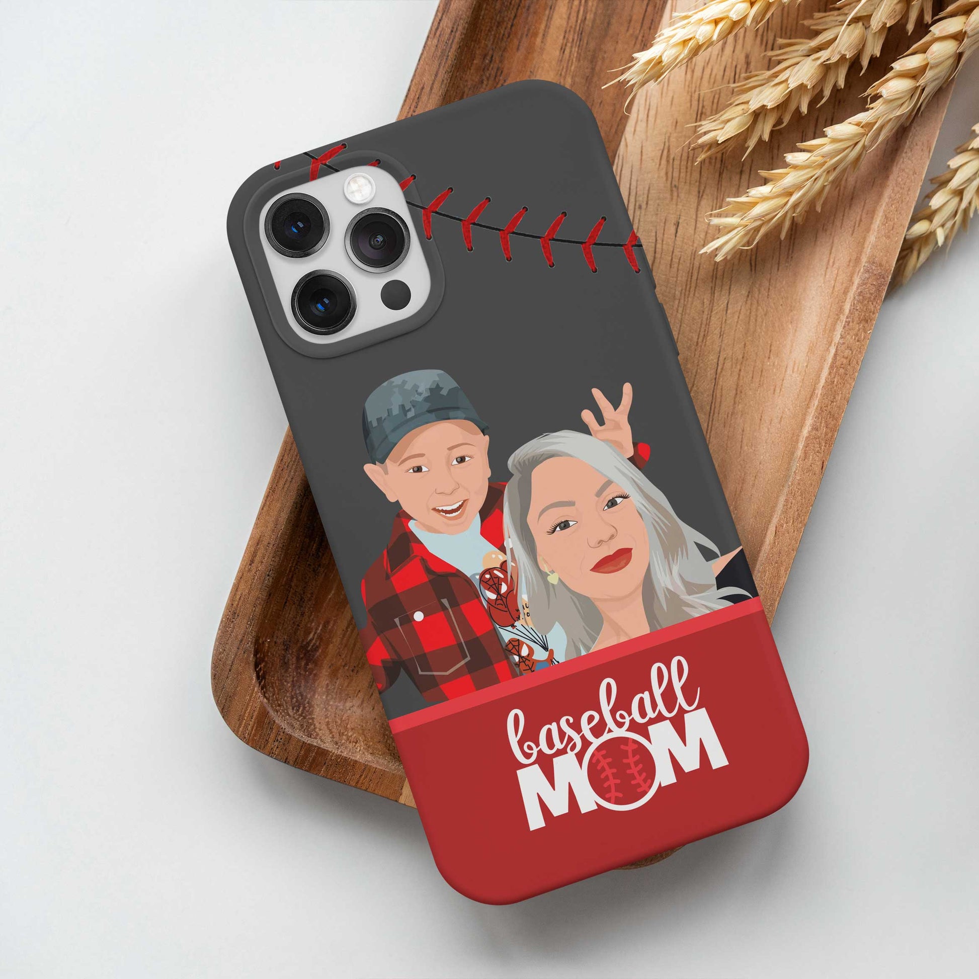 Custom Baseball Mom Phone Case - oneofakindcreatives