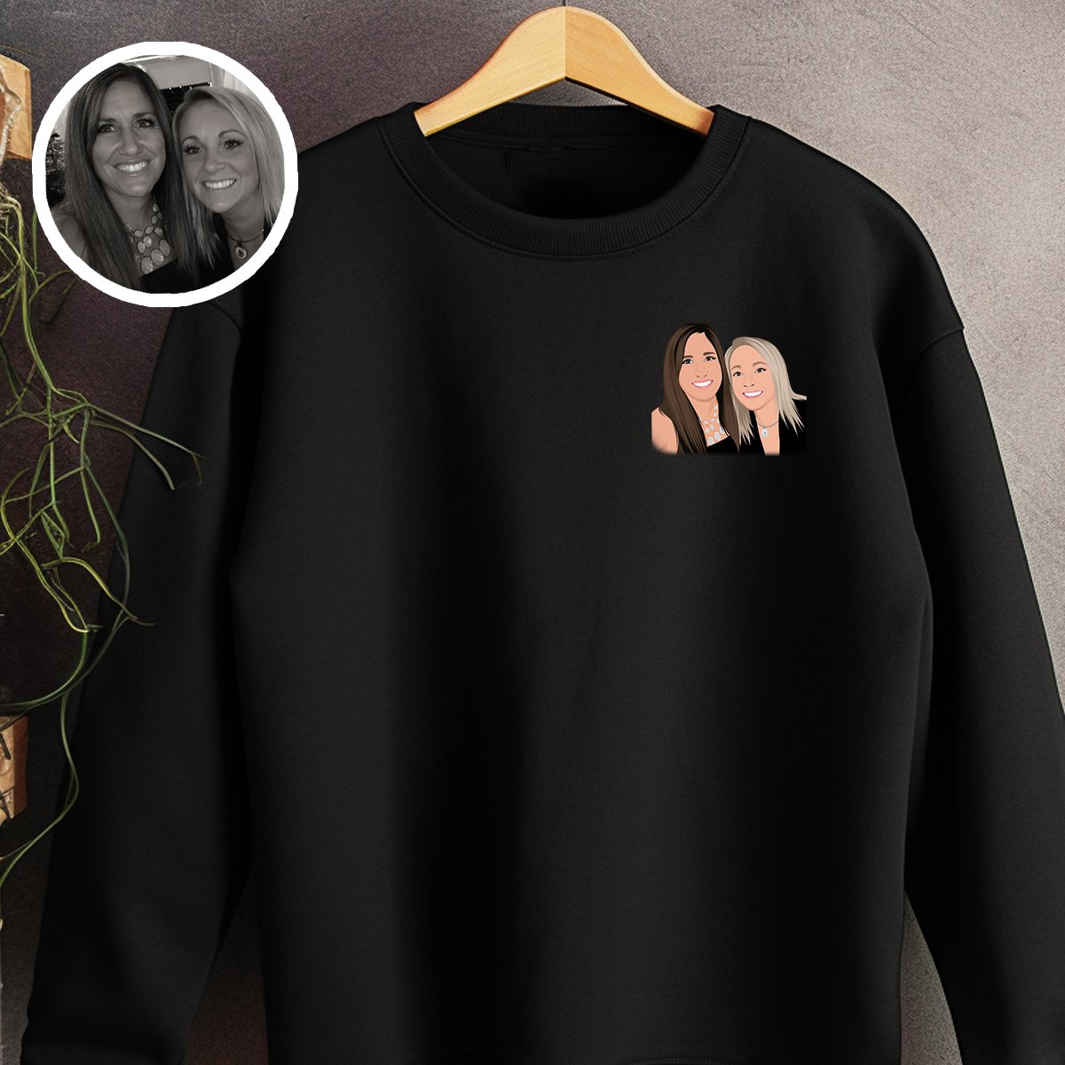 Custom Best Friend Sweatshirt - oneofakindcreatives