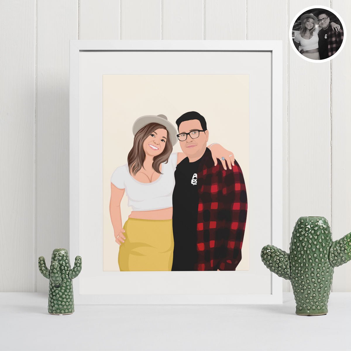 Custom Couples Portraits - oneofakindcreatives