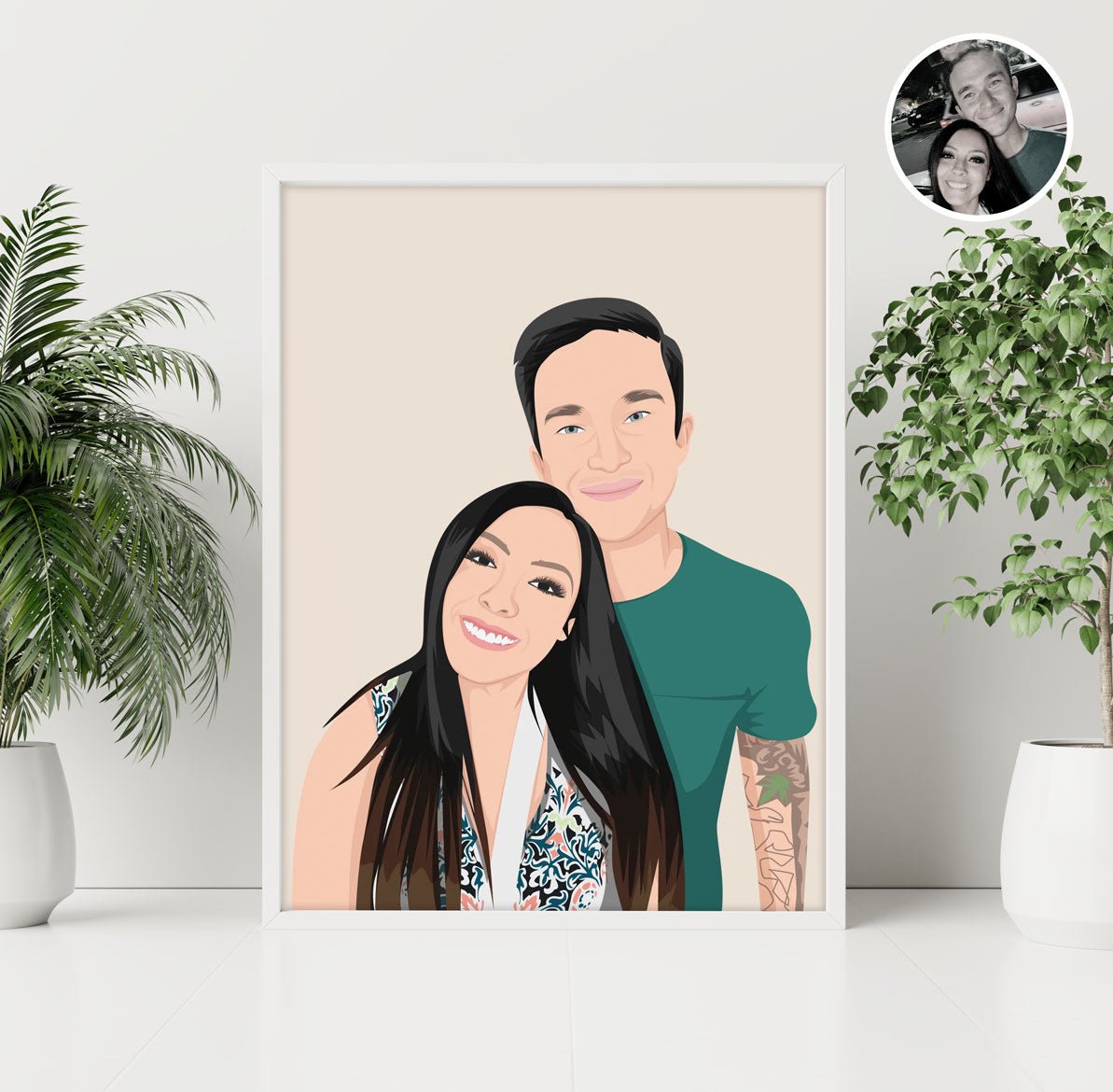 Custom Couples Portraits - oneofakindcreatives