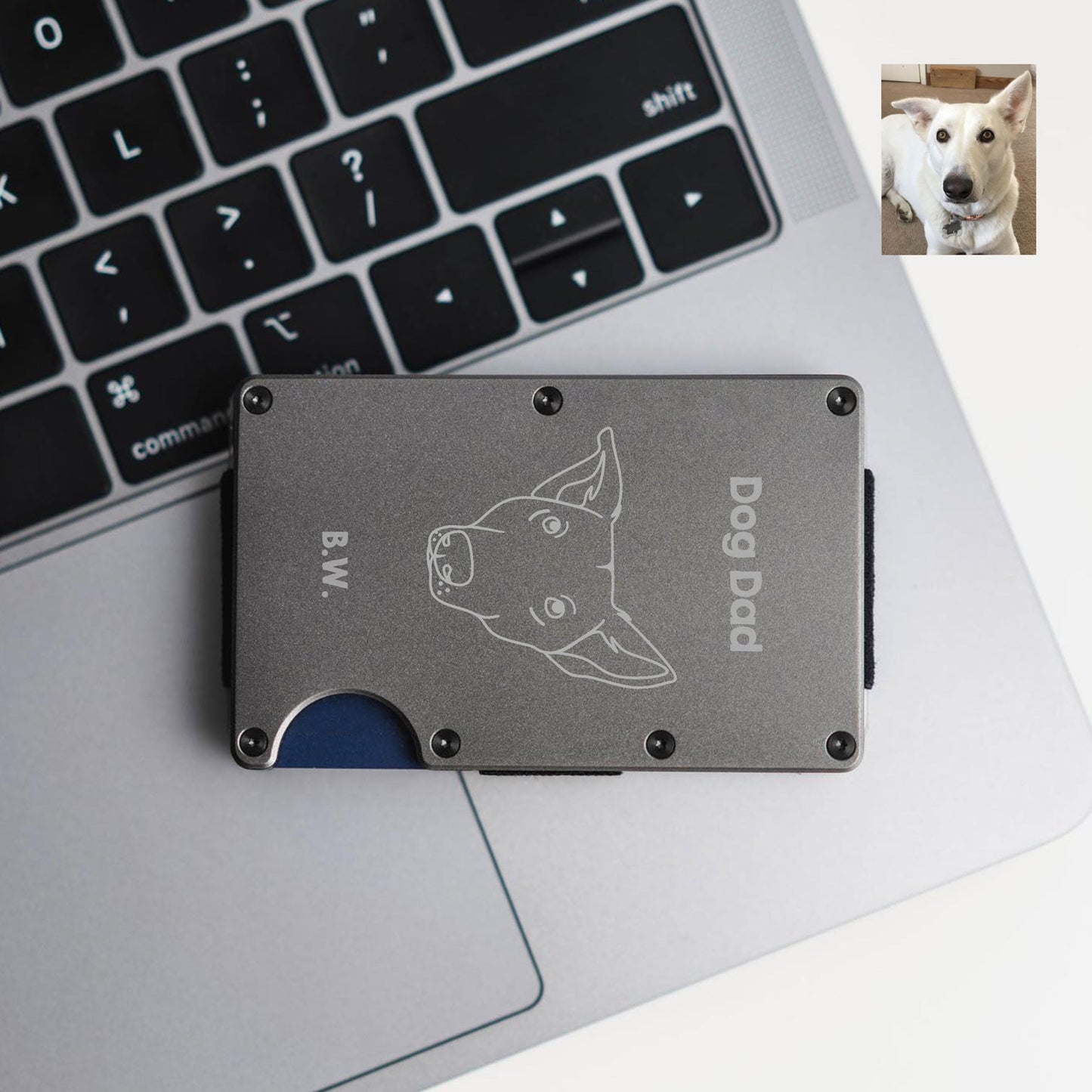 Custom Dog Dad Minimalist Wallet - oneofakindcreatives