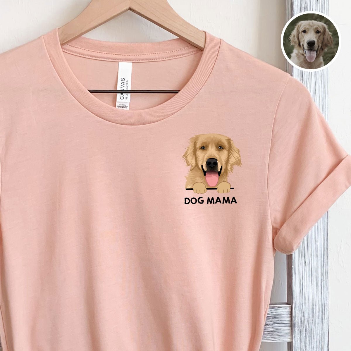 Custom Dog Mama Personalized T-shirt - oneofakindcreatives