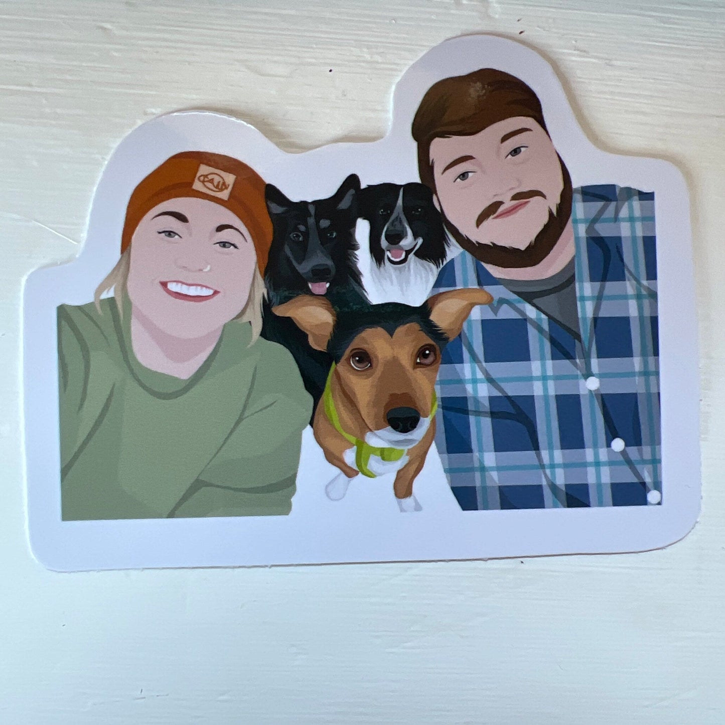 Custom Family Photo Stickers - oneofakindcreatives