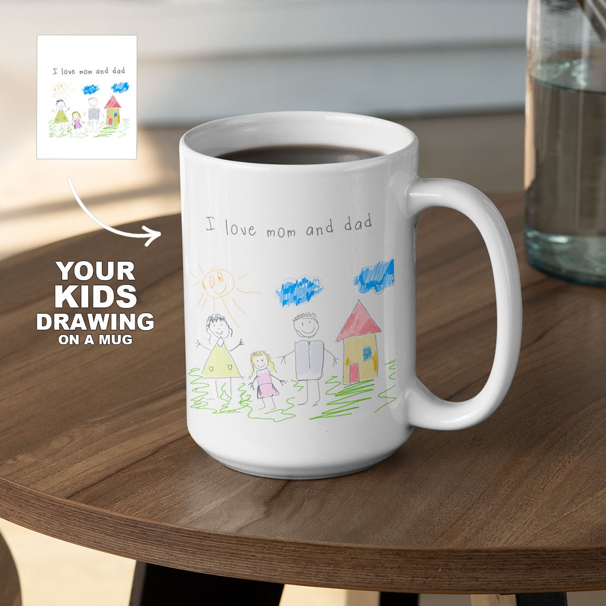 Custom Kids Drawing Mug - oneofakindcreatives