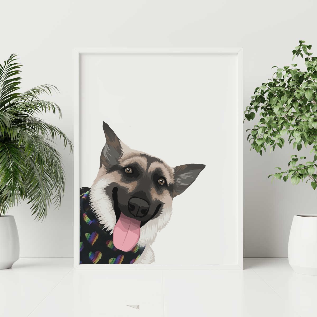 Custom Peekaboo Pet Portraits - oneofakindcreatives