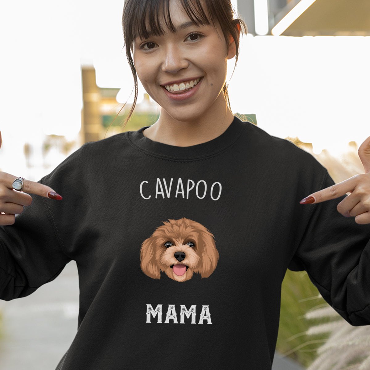 Custom Pet Mama Sweatshirt - oneofakindcreatives