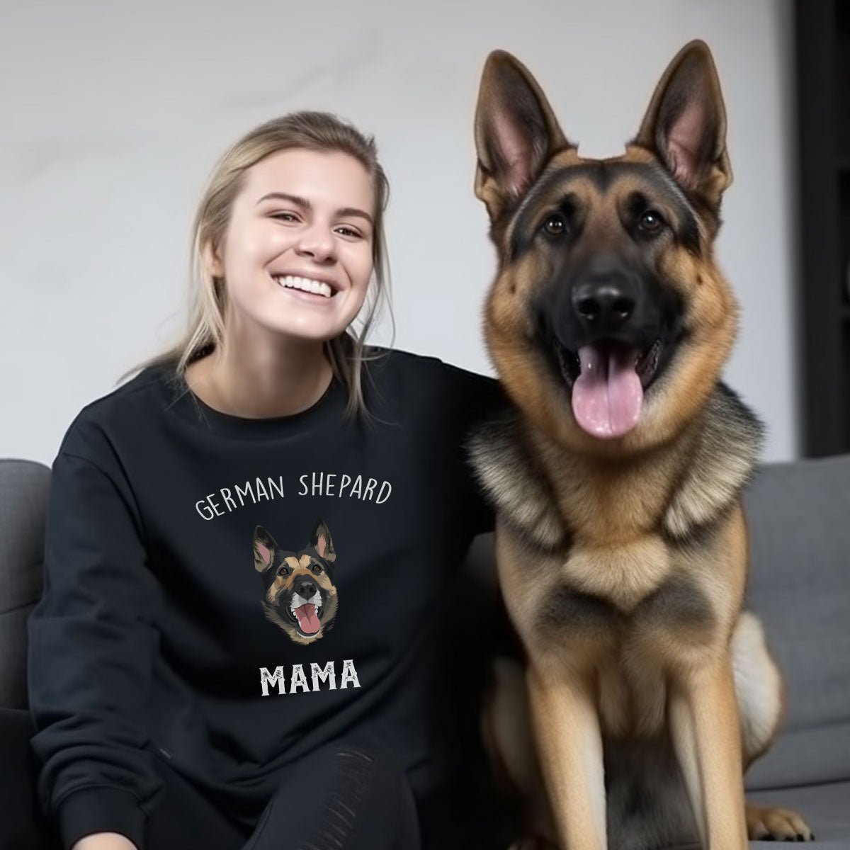 Custom Pet Mama Sweatshirt - oneofakindcreatives