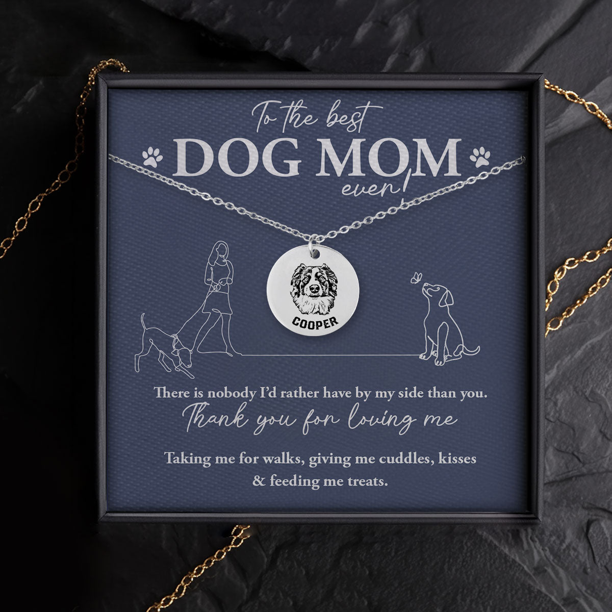 Custom Pet Portrait Necklace Gift - oneofakindcreatives