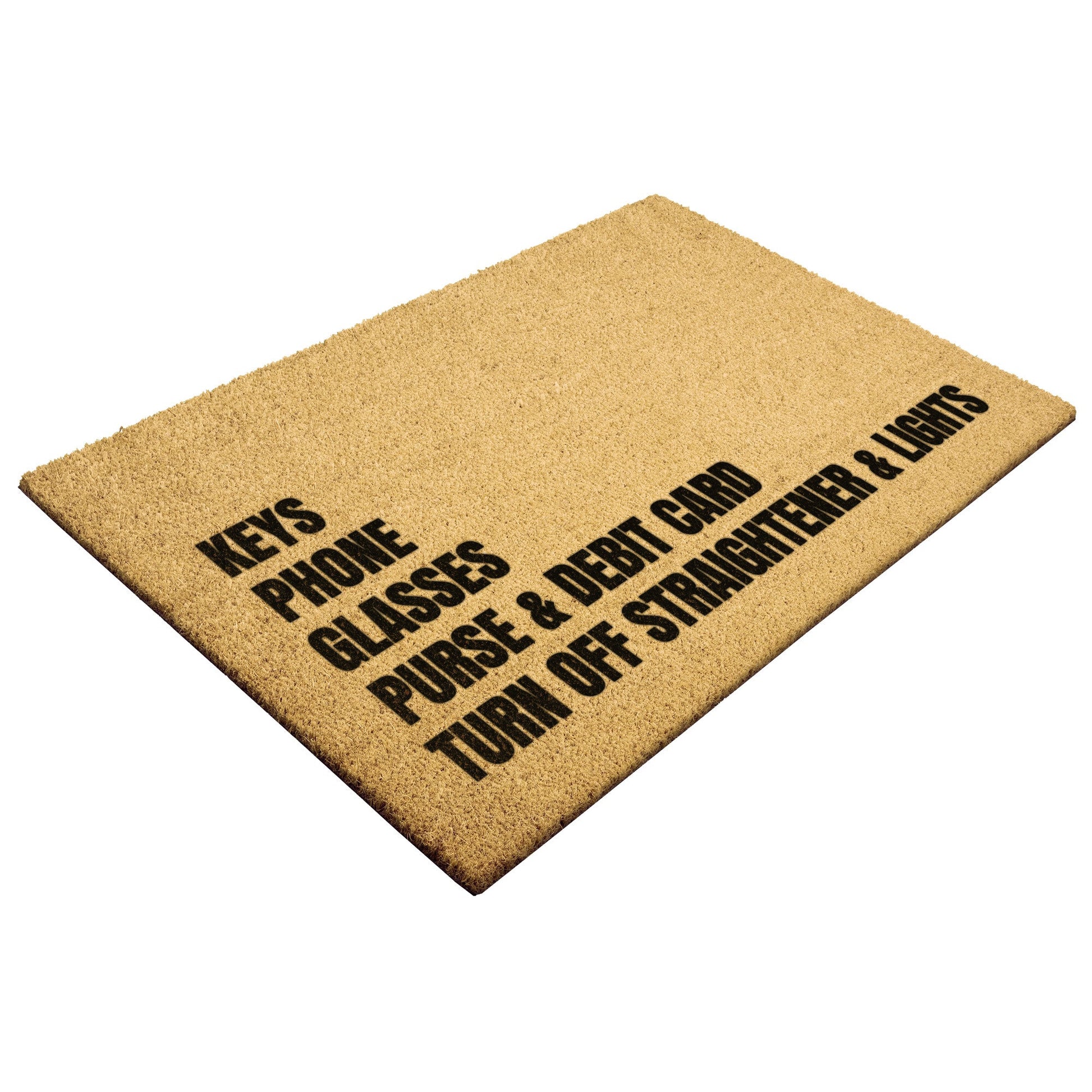 Funny Reminder Mat | Funny Outdoor Mat - oneofakindcreatives