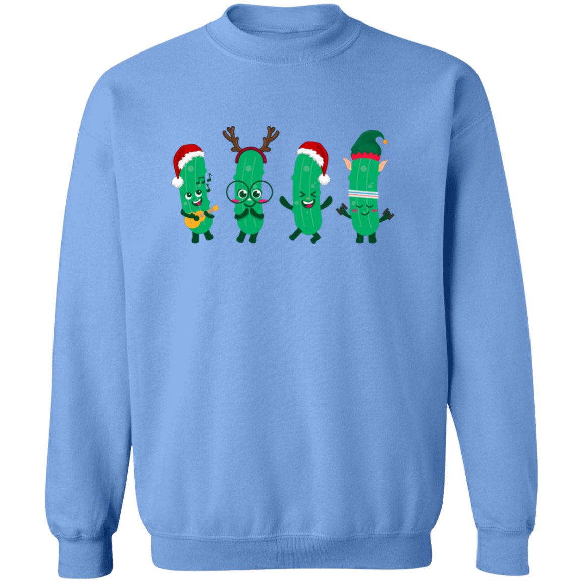 Happy Pickle Christmas Sweatshirt | Funny Christmas Sweatshirt - oneofakindcreatives