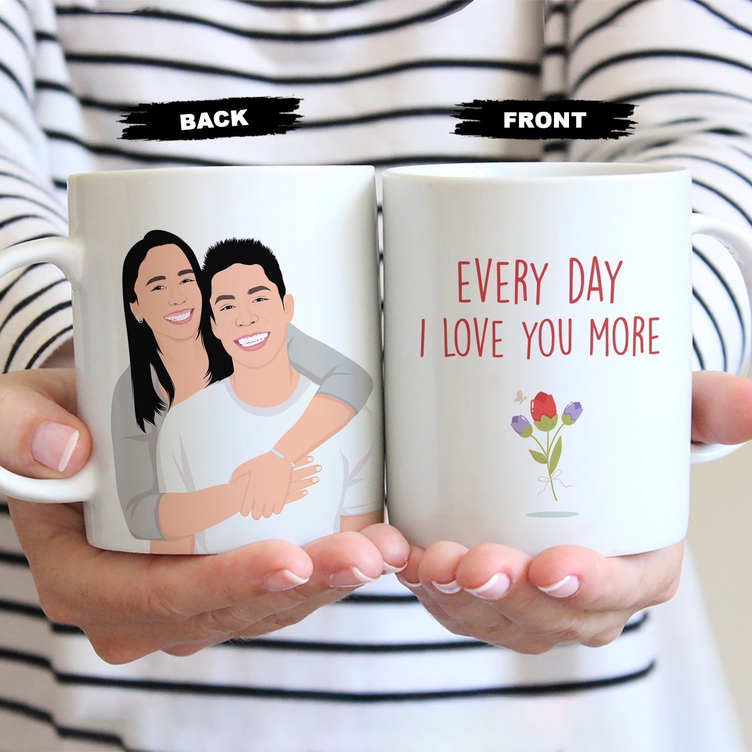 I Love You More Mug Personalized - oneofakindcreatives