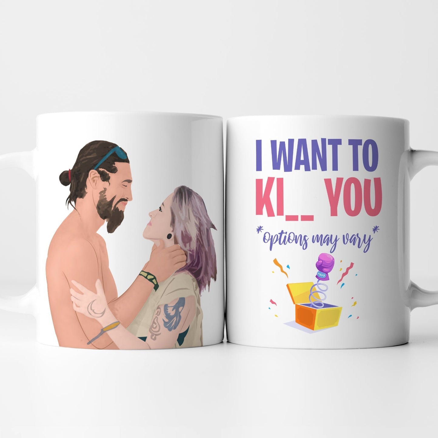 I Want to Ki__ You "Options May Vary" Mug Personalized - oneofakindcreatives