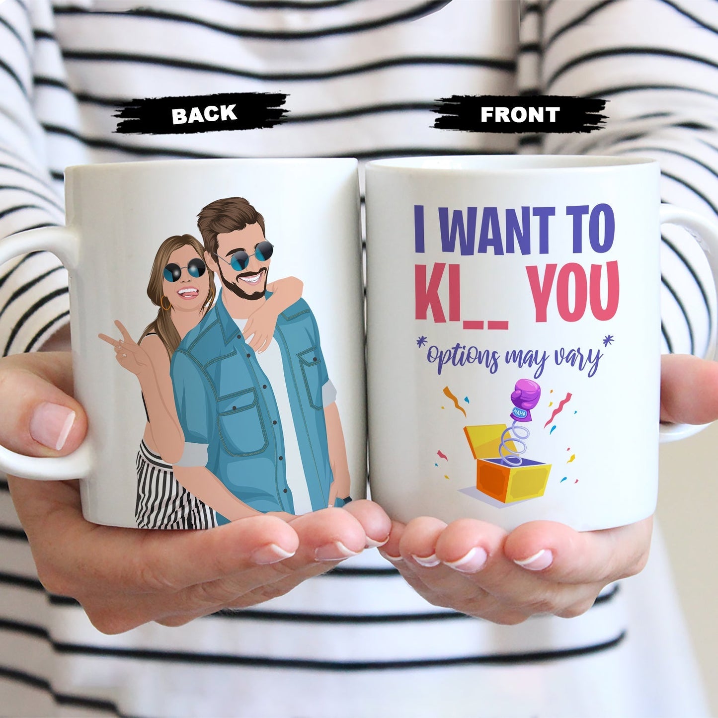 I Want to Ki__ You "Options May Vary" Mug Personalized - oneofakindcreatives