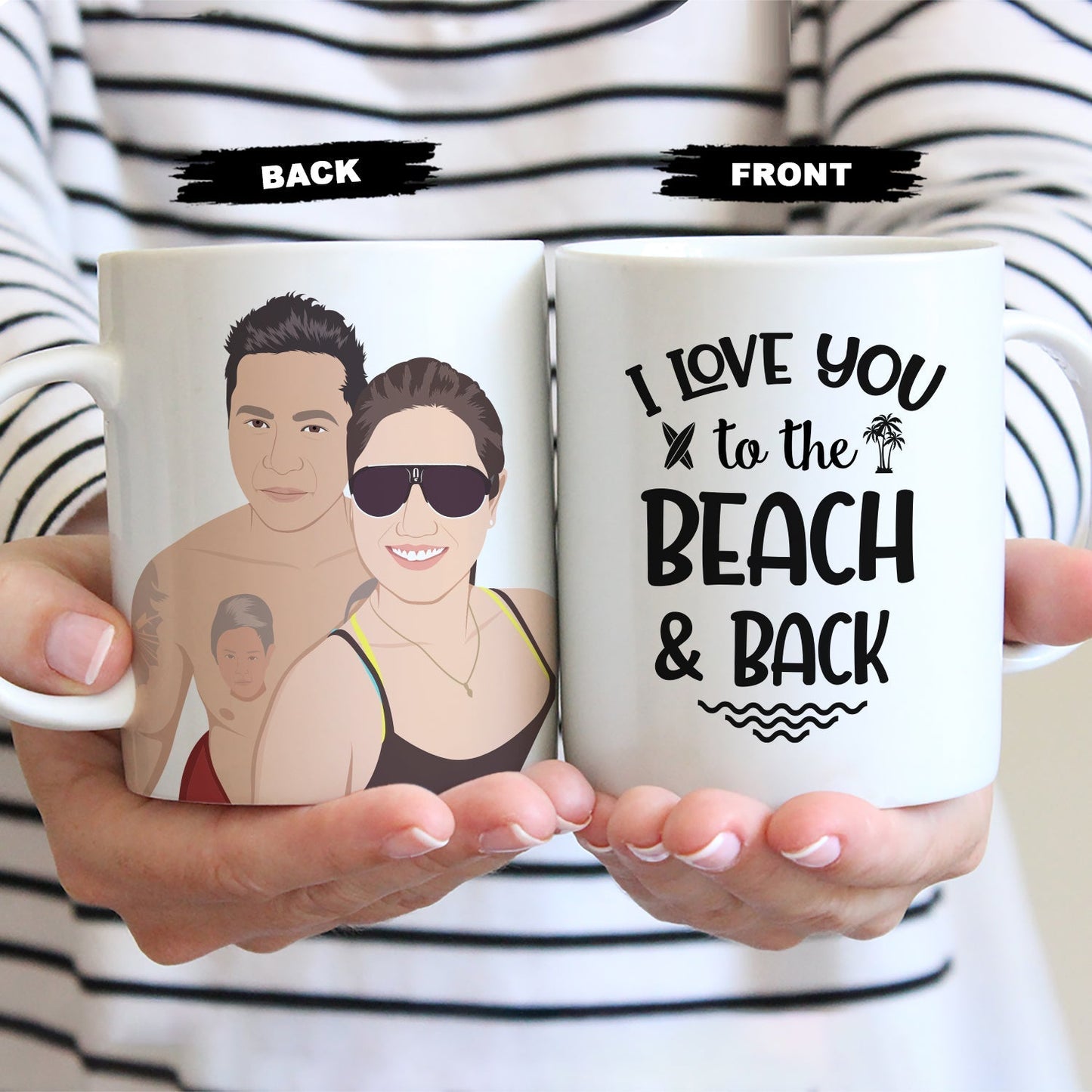 Personalized Beach Mug - oneofakindcreatives