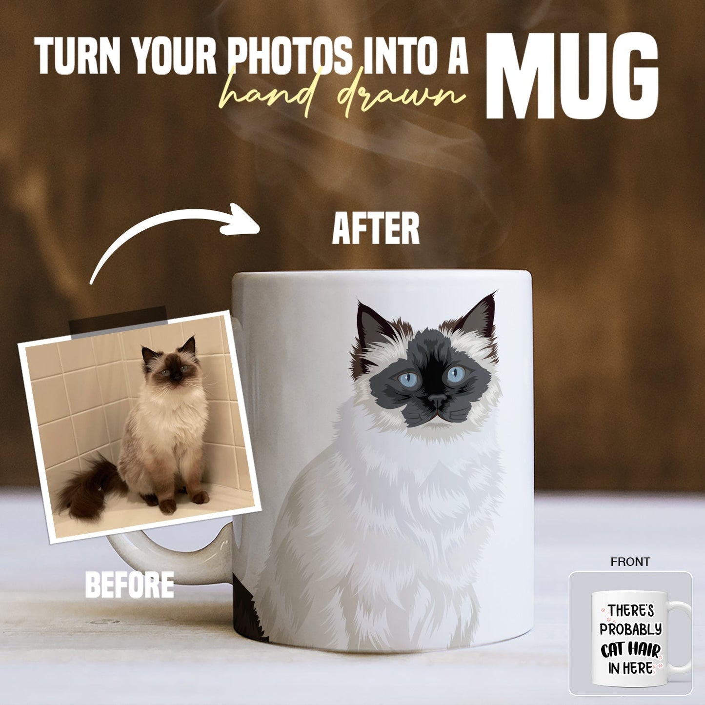 Personalized Cat Mug - oneofakindcreatives