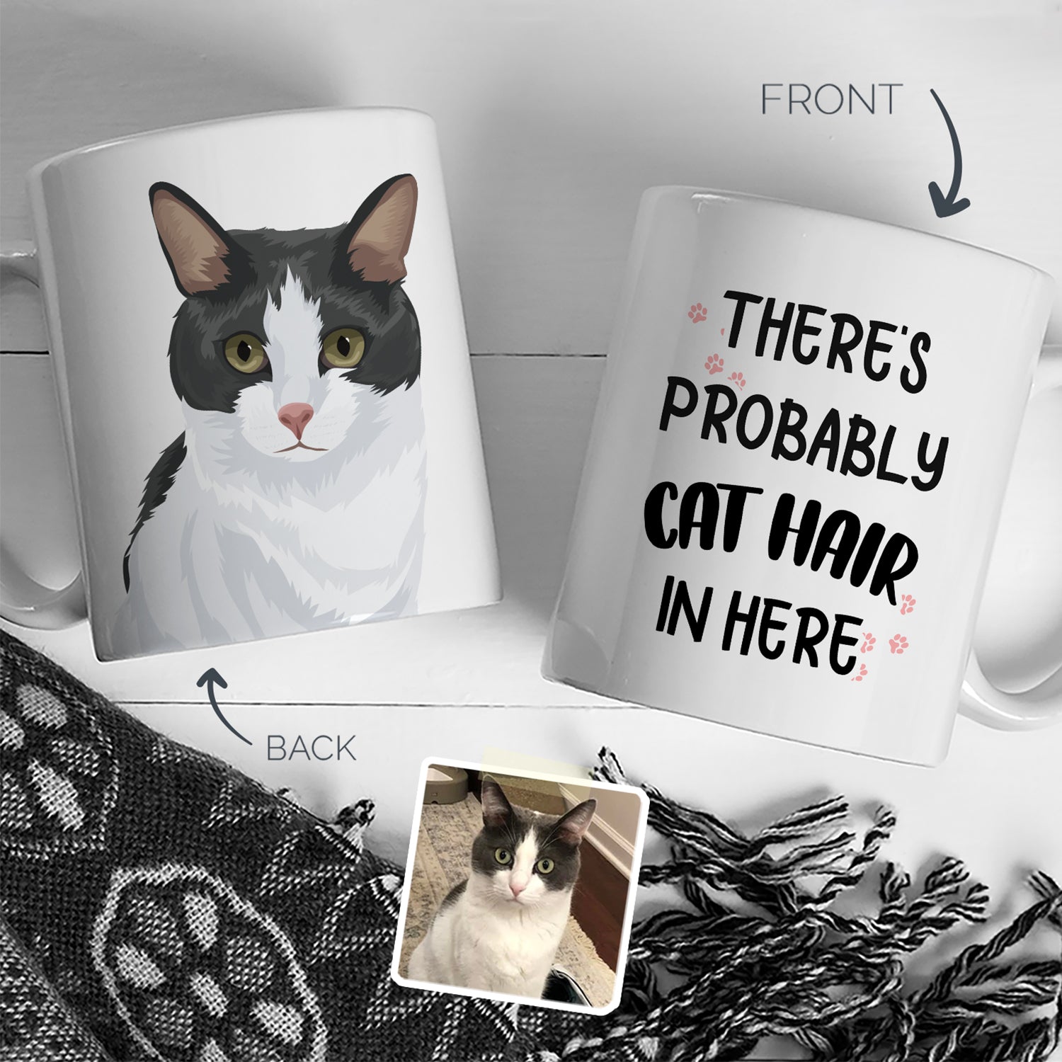 Personalized Cat Mug - oneofakindcreatives