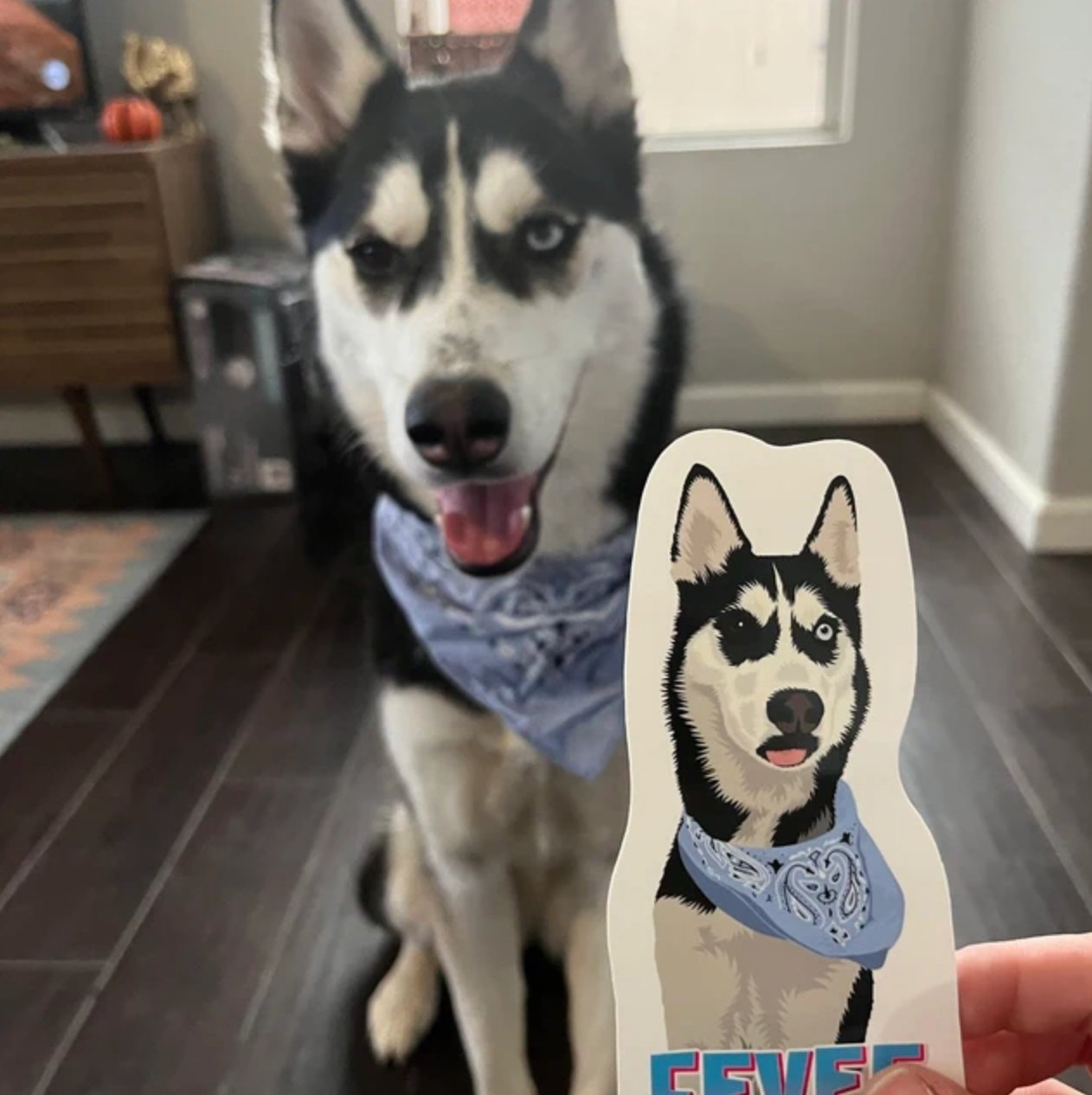 Personalized Dog Face Stickers - oneofakindcreatives