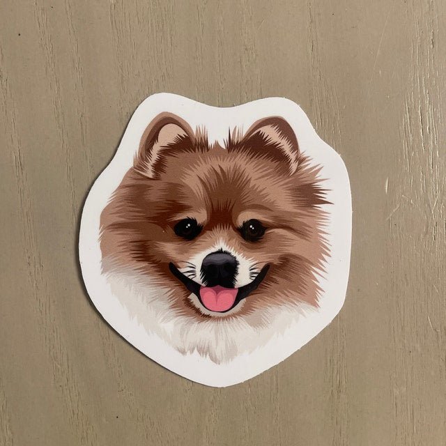 Personalized Dog Face Stickers - oneofakindcreatives