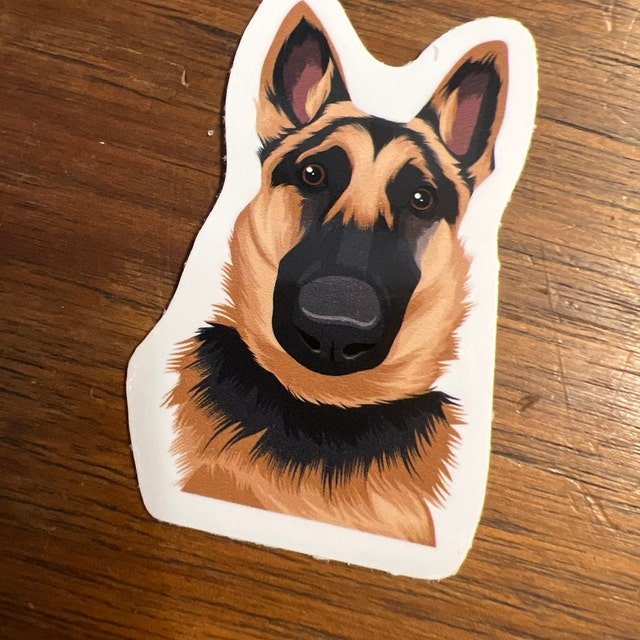 Personalized Dog Face Stickers - oneofakindcreatives