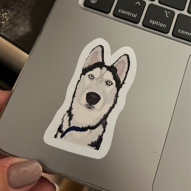 Personalized Dog Face Stickers - oneofakindcreatives