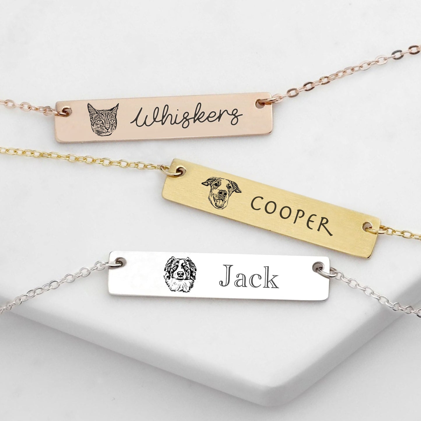 Personalized Dog Mom Necklace Gift - oneofakindcreatives