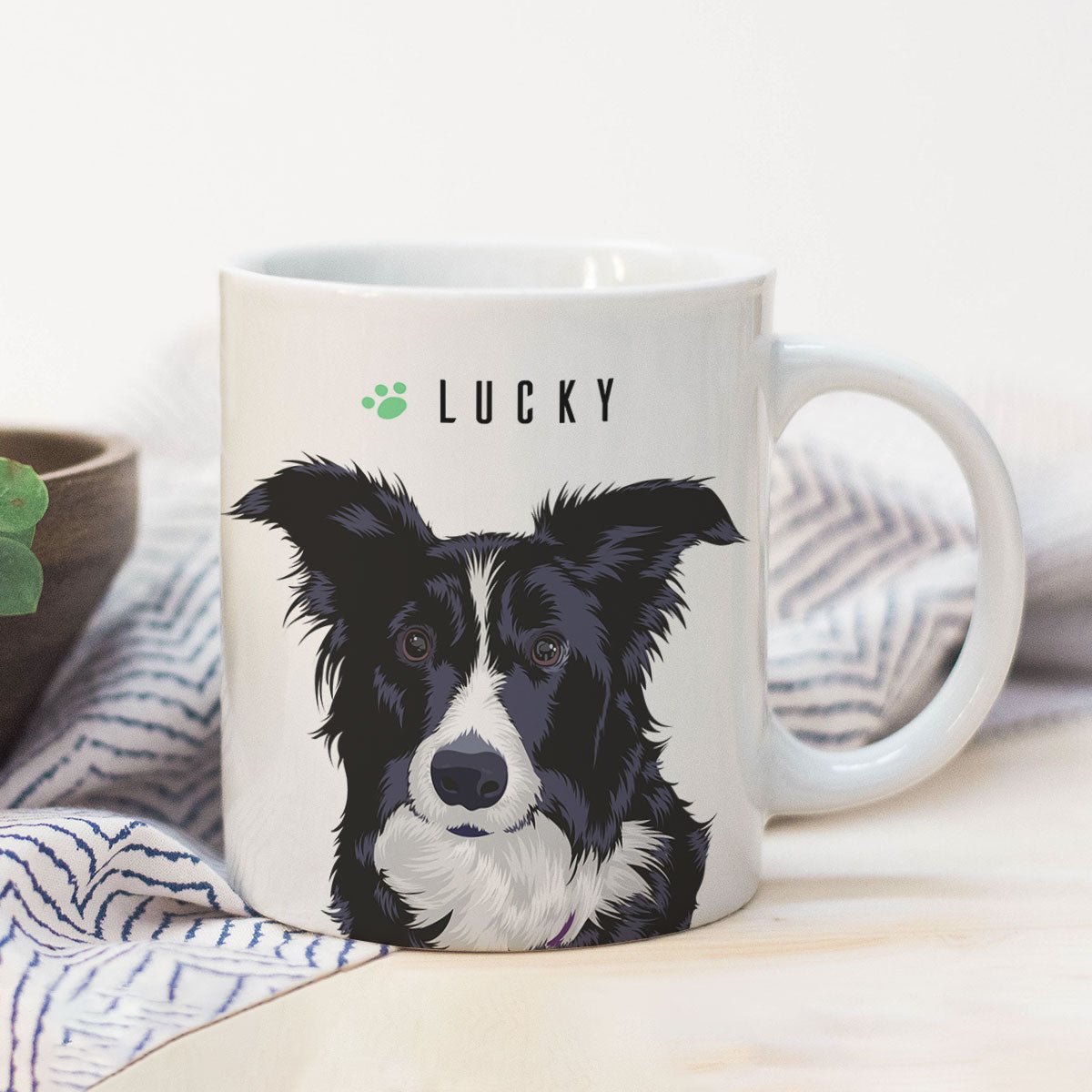 Pet Portrait Mug Personalized - oneofakindcreatives