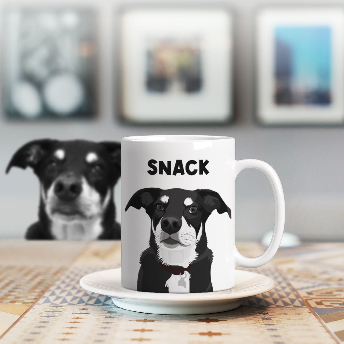 Pet Portrait Mug Personalized - oneofakindcreatives