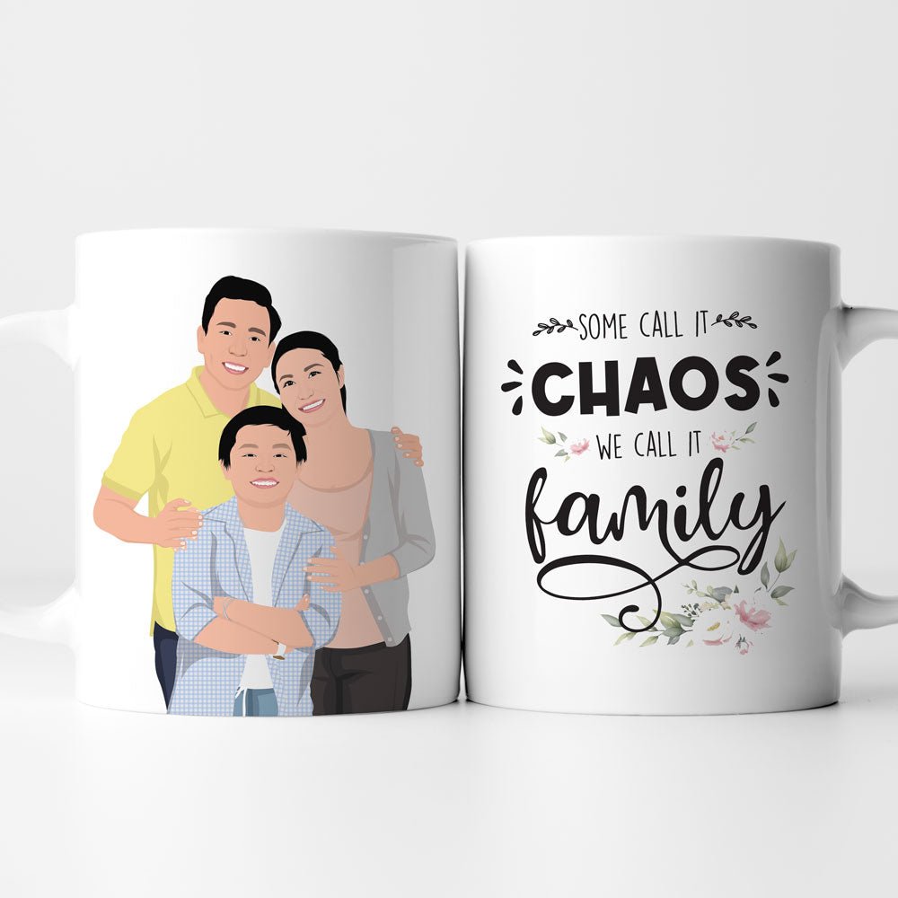 Some Call it Chaos We Call it Family Mug Personalized - oneofakindcreatives