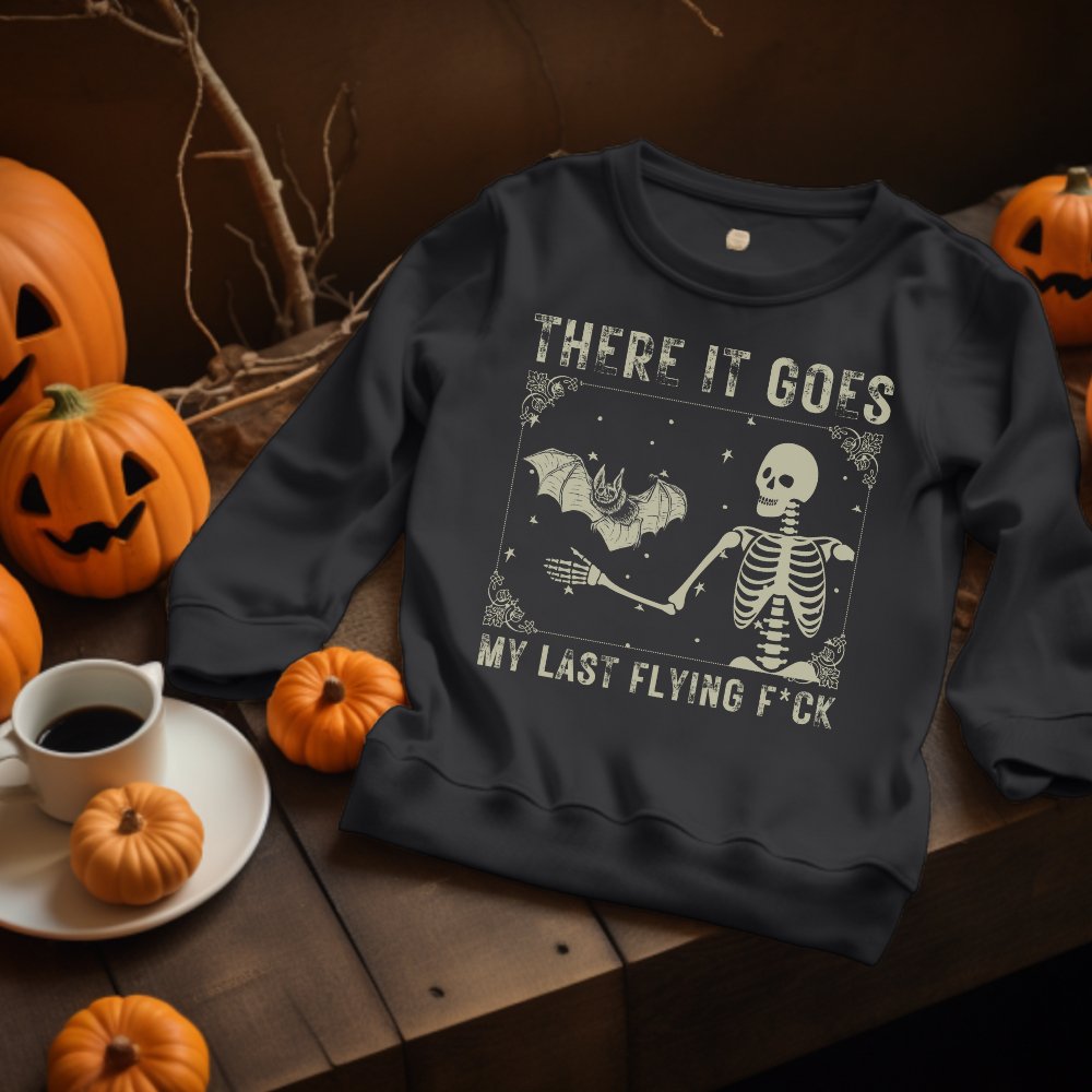 There it Goes Sweatshirt | Funny Halloween Sweatshirt | Unisex Halloween Sweatshirt | My Last Flying Sweatshirt | Funny Halloween Gift - oneofakindcreatives