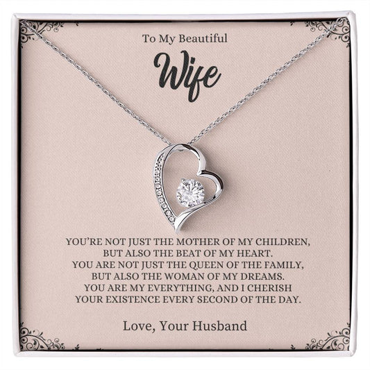 To My Beautiful Wife | You Are My Everything - Forever Love Necklace - oneofakindcreatives