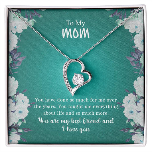 To My Mom | I Love You - Forever Love Necklace - oneofakindcreatives