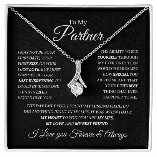 To My Partner - Last Everything Necklace - oneofakindcreatives