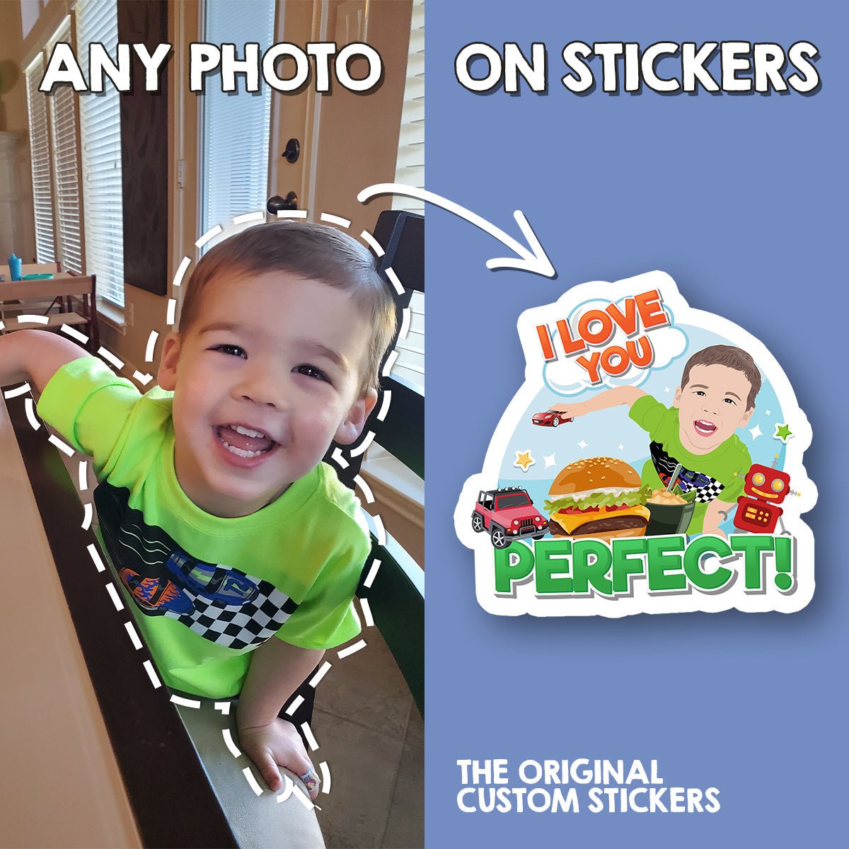 Turn Photos into Custom Drawn Stickers - oneofakindcreatives