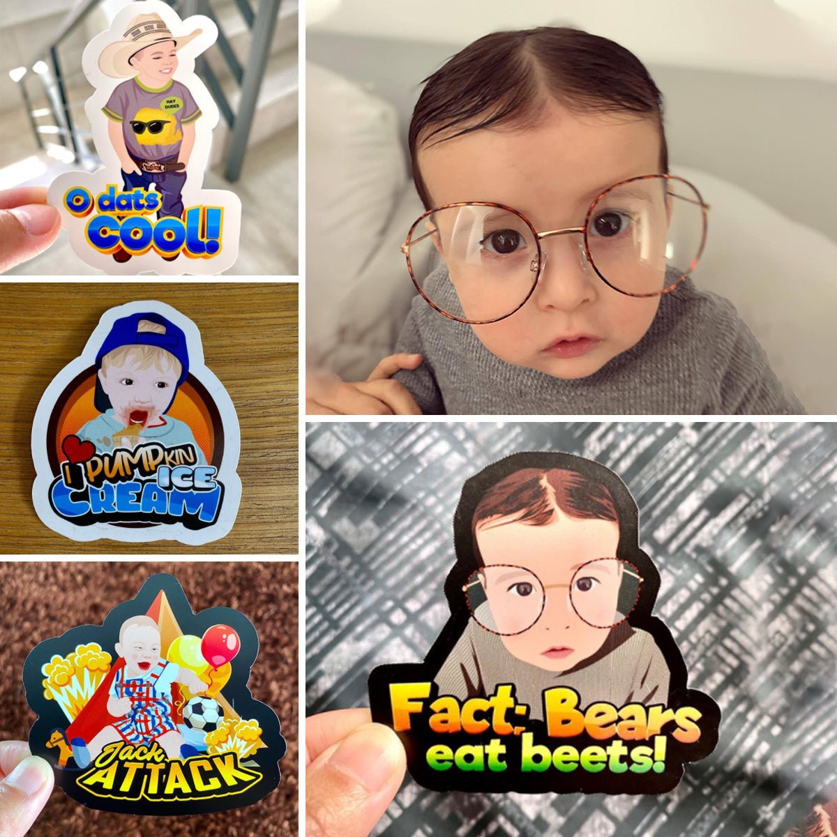 Turn Photos into Custom Drawn Stickers - oneofakindcreatives