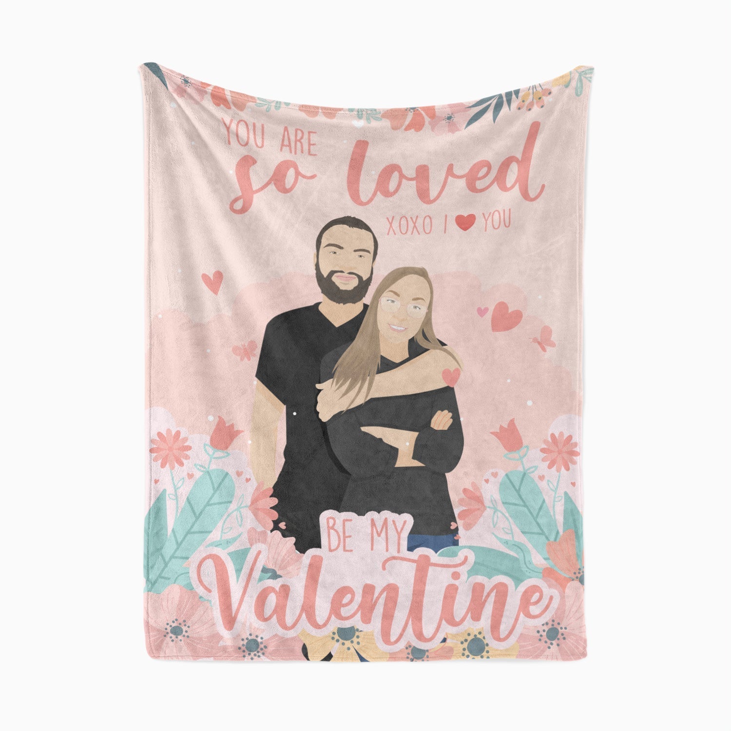 You Are So Loved Personalized Blanket - oneofakindcreatives